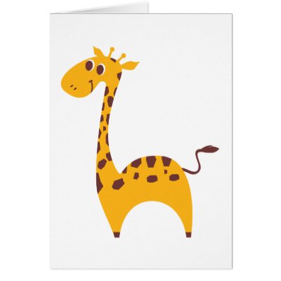 Giraffe cards