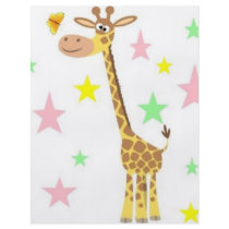 giraffe cartoon personalized flyer