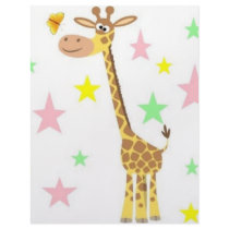 giraffe cartoon letterhead template