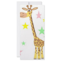 giraffe cartoon rack cards