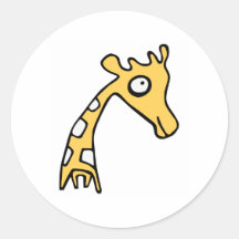 Giraffe cool illustration stickers