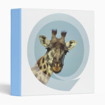 Giraffe Design Binder