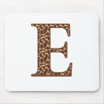 Giraffe E Mouse Pads