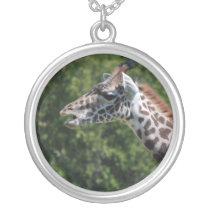 Giraffe Eating Necklace