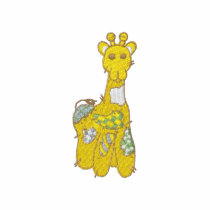 Giraffe embroidered shirts