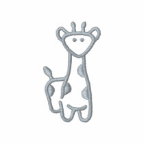 Giraffe embroidered shirts