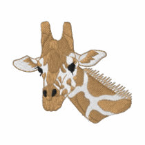 Giraffe embroidered shirts