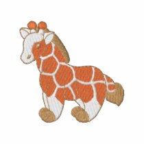 Giraffe embroidered shirts