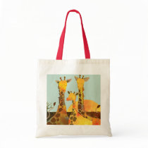 Giraffe Family in Africa bags