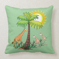 Giraffe Family pillows