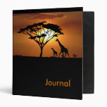 Giraffe Family Vinyl Binders