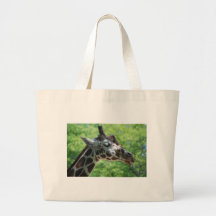 Giraffe Good Hair Day Canvas Bags