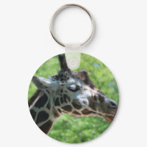Giraffe Good Hair Day keychains by Incatneato Giraffe Good Hair Day keychains