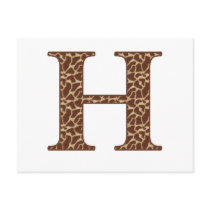 giraffe-h postcard
