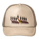 Giraffe Hannukah Menorah Trucker Hats