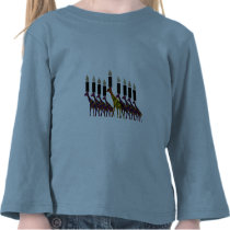 Giraffe Hannukah Menorah t-shirts by Coconutzoo Giraffe Hannukah Menorah t-shirts