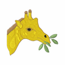 Giraffe Head embroidered shirts