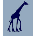 Giraffe in High Heels t-shirts by freakyfrobro Giraffe in High Heels t-shirts