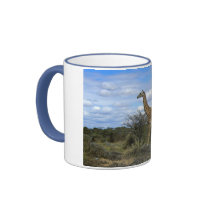 GIRAFFE IN KENYA AFRICA mugs by ANGELHELEN GIRAFFE IN KENYA AFRICA mugs