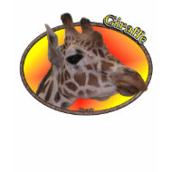 Giraffe In Oval shirt