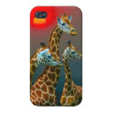 Giraffe in Sunset iPhone Case iPhone 4/4S Cover