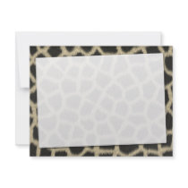 Giraffe invitations