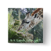 Giraffe,Is it Lunch time yet? buttons