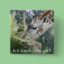 Giraffe,Is it Lunch time yet? buttons