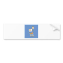 GIRAFFE.jpg Bumper Stickers