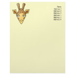 Giraffe Letterhead