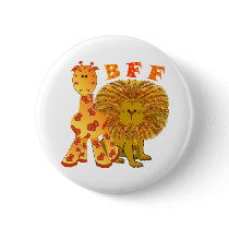 Giraffe & Lion buttons