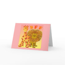 Giraffe & Lion Cards