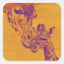 giraffe love2 stickers