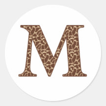 Giraffe M Sticker
