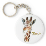 giraffe, Mitch Keychains
