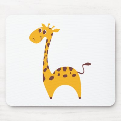 Giraffe mousepads