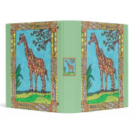 Giraffe Mum and Baby Binder binder