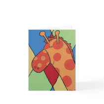 Giraffe Note Card