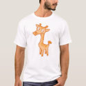Giraffe - Orange t-shirts