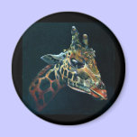 Giraffe original painting magnet magnets
