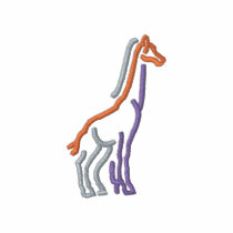 Giraffe Outline embroidered shirts by ZazzleEmbroidery Giraffe Outline embroidered shirts