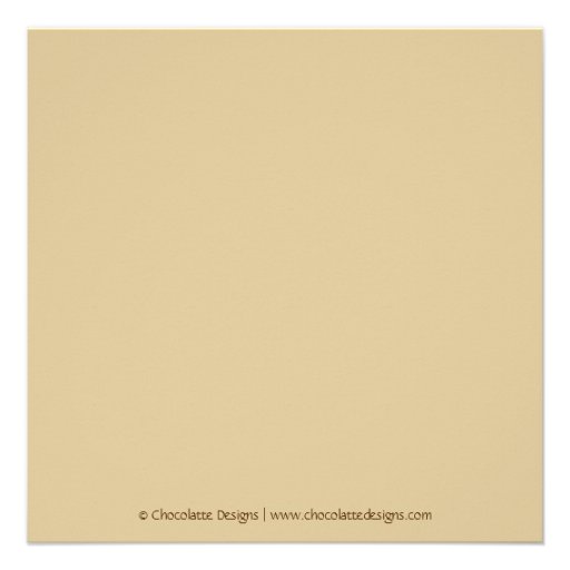 Giraffe Pattern Baby Shower Invite with Brown Bow