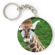 Giraffe Photo Keychain