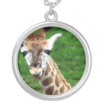 Giraffe Photo Necklace