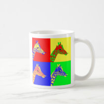 Giraffe Pop Art Mug