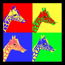 Giraffe Pop Art posters