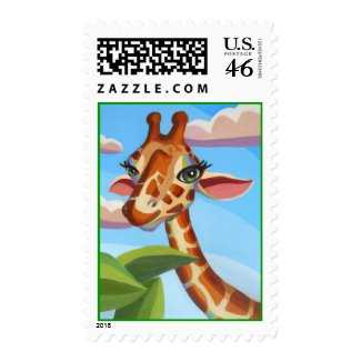 Giraffe stamp