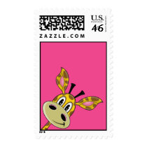 Giraffe Postage Stamp