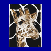 giraffe postcards
