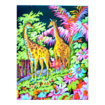 Giraffe Poster posters by INTHEPRESENT Giraffe Poster posters